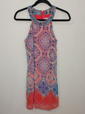 Lots of Love by Speechless Halter Geometric Paisley Dress Size 5